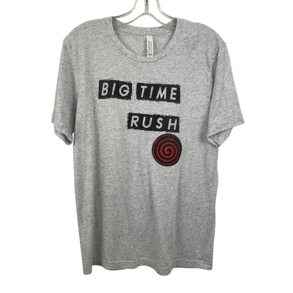Big Time Rush Gray Short Sleeve T-shirt Womens Size Medium Bella Canvas - Picture 1 of 7